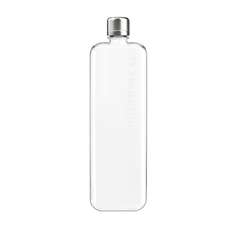 memobottle Slim - 15oz (450ml) - Sleek, Slim & Flat Water Bottle for Bags, Laptops & Books | BPA Free Tritan | Modern, Minimalist | Ideal for Gym & Daily Use - Image 1